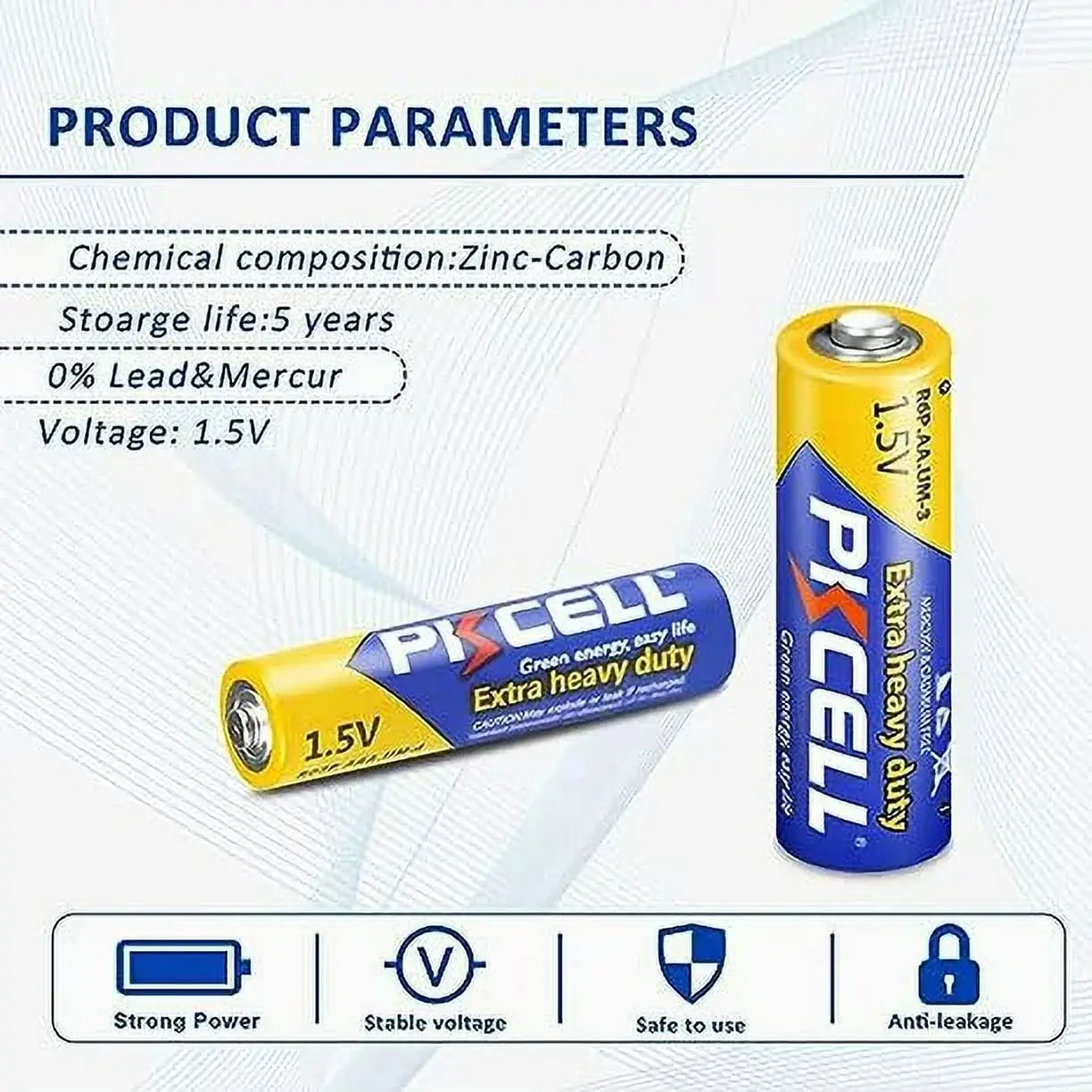 Alkaline battery disposable battery 48PCS Combo Dry Battery 24 Double AA + 24 Triple AAA Carbon Zinc Batteries Piles AAA Remote Control