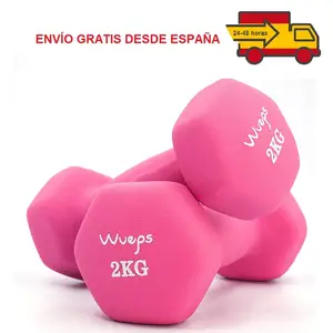 2 Piezas Mancuernas 1kg Mujer, Mancuernas 1kg, Juego de 2 Mancuernas para  Gimnasio y Entrenamiento, Mancuernas para Pilates, Yoga Fitness para  Entrenamiento en Casa y Gimnasio, Rosado : : Deportes y aire libre