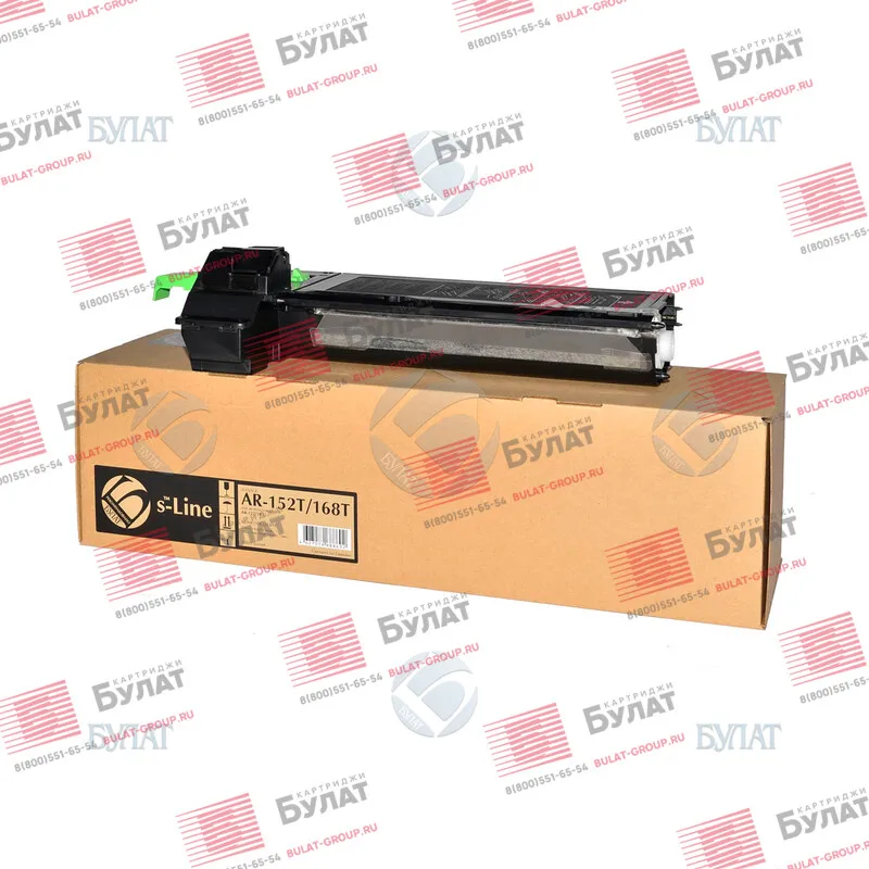Тонер-картридж БУЛАТ s-Line AR-152T/AR-168T для Sharp AR-5415 AR-M150 (Чёрный 8000 стр.) совместимый |