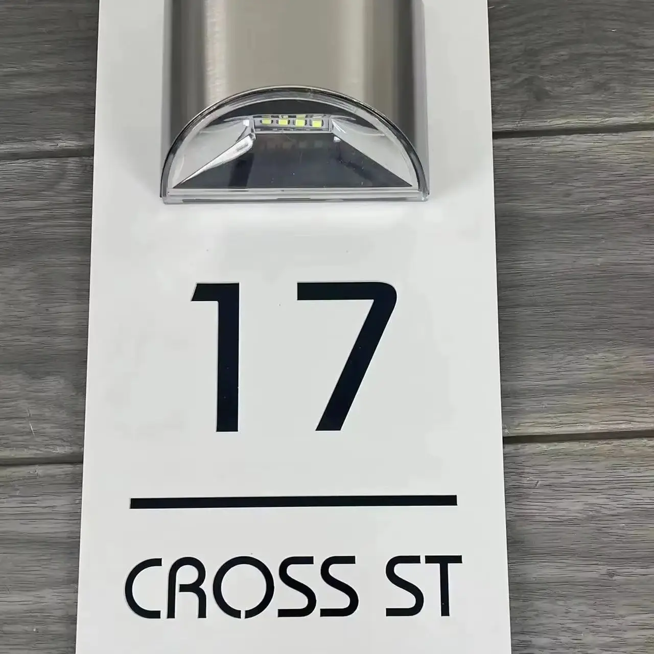 Targa Per Porta Moderna Solare Personalizzata,Numero Civico Esterno