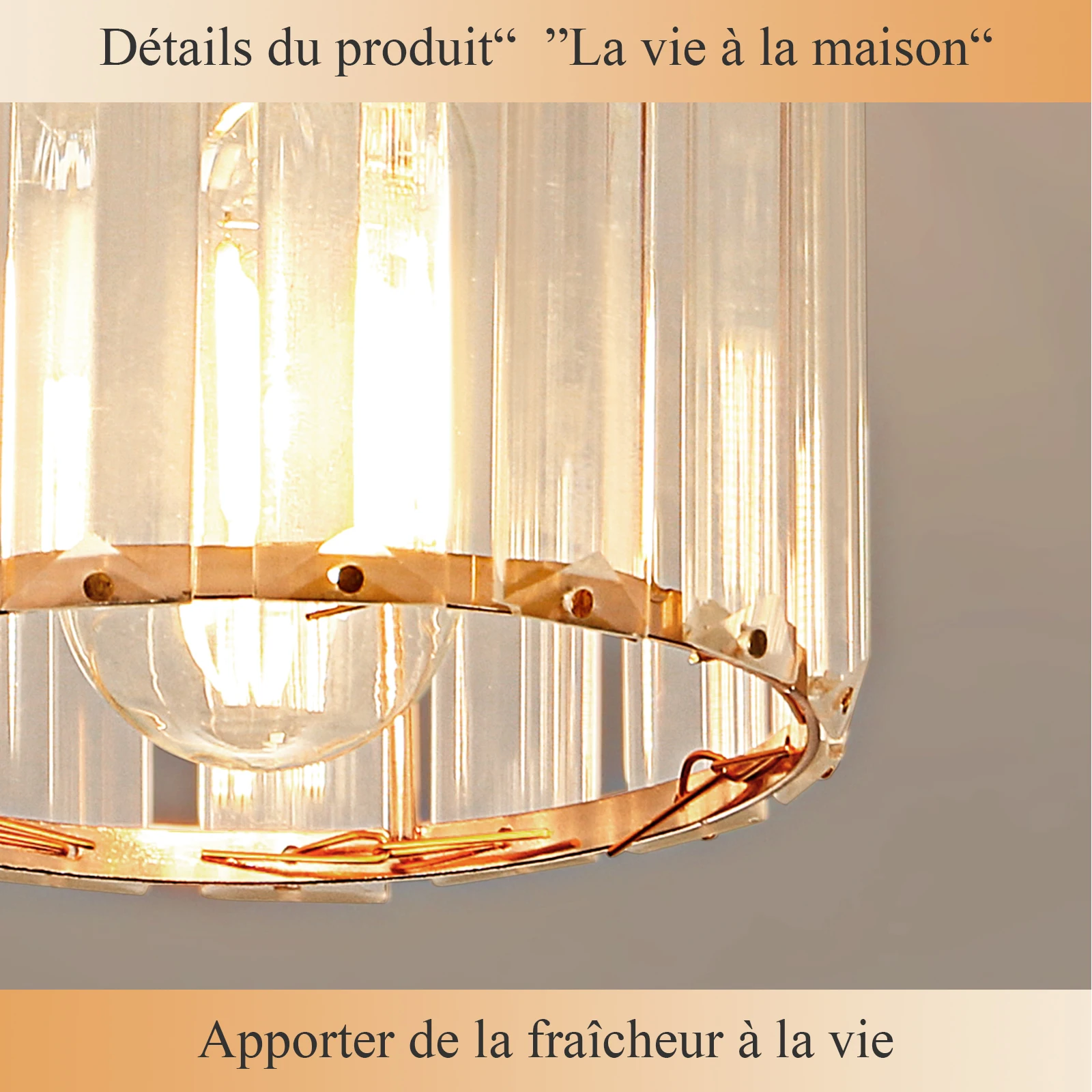 Crystal Ceiling Light, Gold, Medium size Fixture Chrome Flush Mount Ceiling Lighting Fixture for Hallway E27 Bulb Socket (Bulb Not Included)