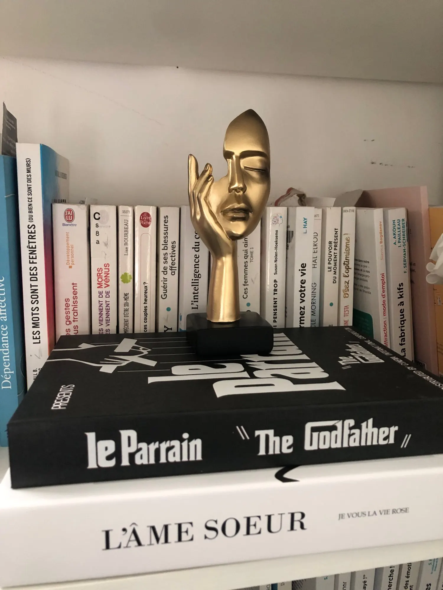 European Elegance, Resin Abstract Mask Statues - Intriguing Décor for Home or Office photo review