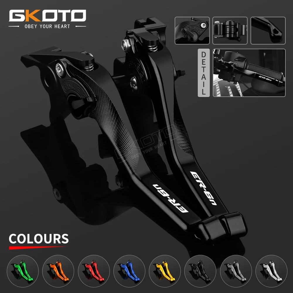 For NINJA 650R ER-6F ER-6N 2009-2016 CNC Brake Clutch Levers