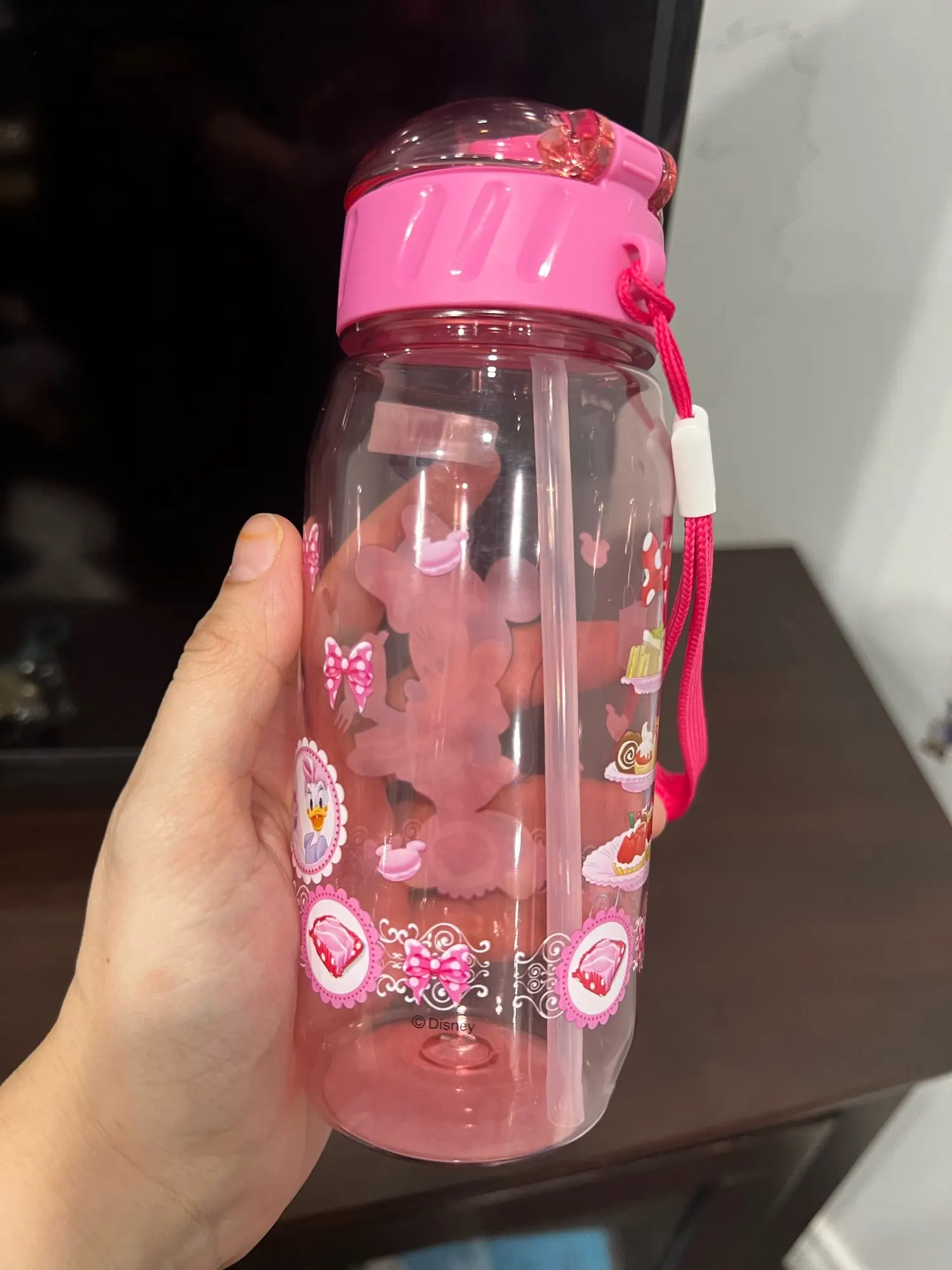 Disney Kids Water Bottles Mickey Minnie Mouse Cartoon Cups with Straw  Captain America Sport Bottles Girls Princess Feeding Cups - AliExpress