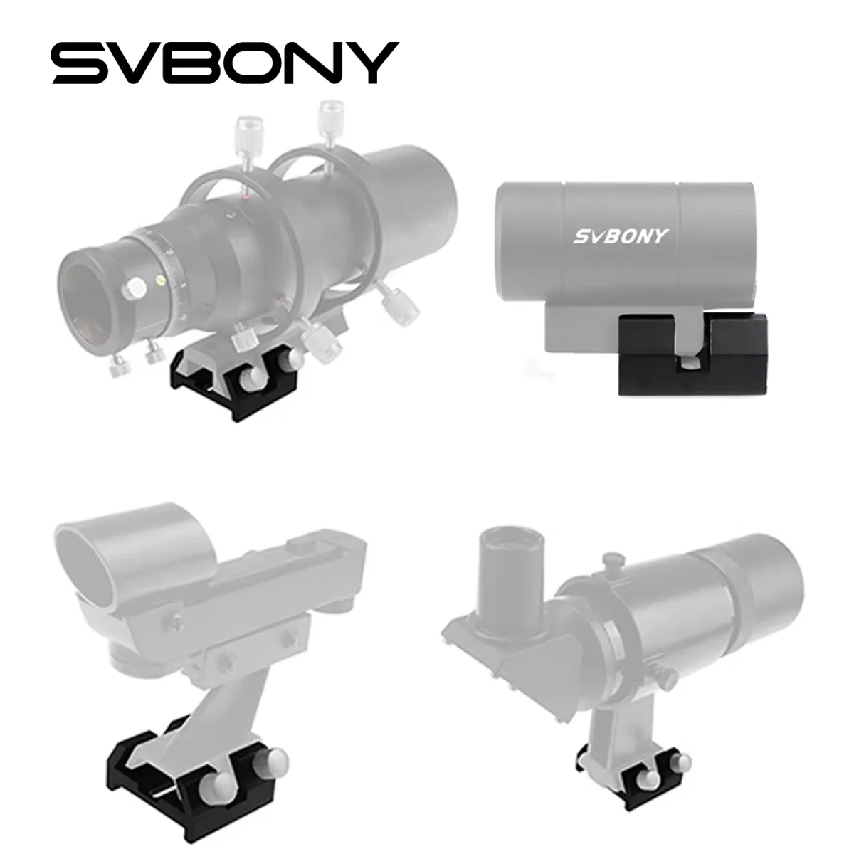 SVBONY Small Dovetail Plate with Locking Screw Quick-Connect Finderscope Guide Scope Adapter Bracket for Astronomical Telescope optics equipment telescope adapter bracket
