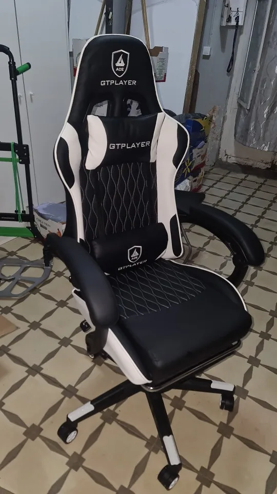 GTPLAYER Gaming chair Gamer chair Ergonomic Office Chair Footrest Adjustable Loin & Pillows Gaming Chair photo review