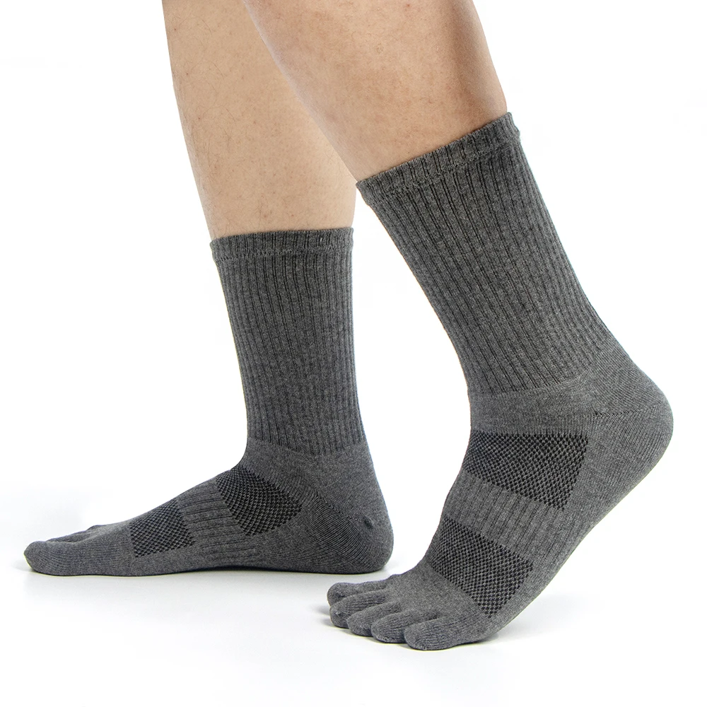 Sports Socks Fitness Sports Socks Sport Socks Cotton Socks WRELS Toe Socks Cotton Athletic Running Five Finger Socks Long Tube Outdoor Five Toe Shock For Trail Running Warking Ride