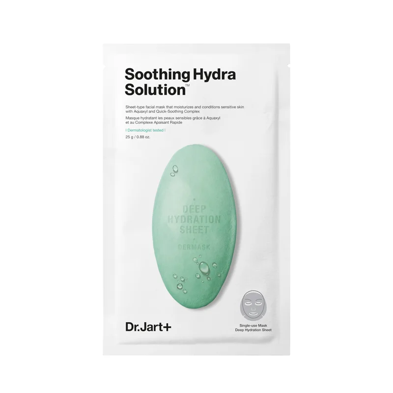 Успокаивающая тканевая маска с алоэ вера Dr.Jart+ Dermask Soothing Hydra Solution 1*25 г |