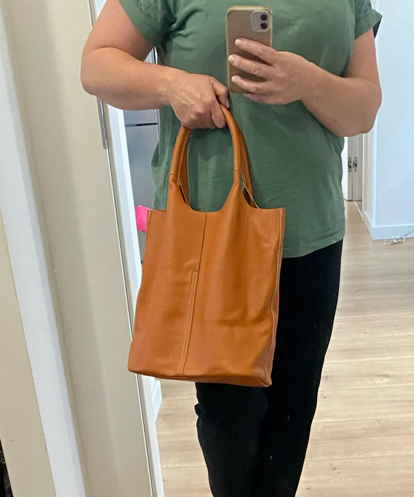 Soft Leather Commuter Tote Bag photo review