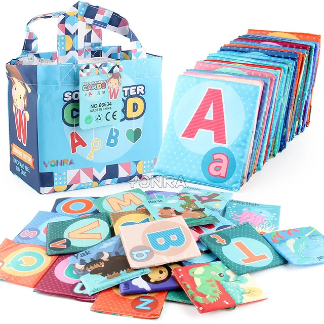 Montessori Sensory Cloth Books Baby Children's Kids Educational Toys Toddler Parent-child Interactive Knowledge Developing 1