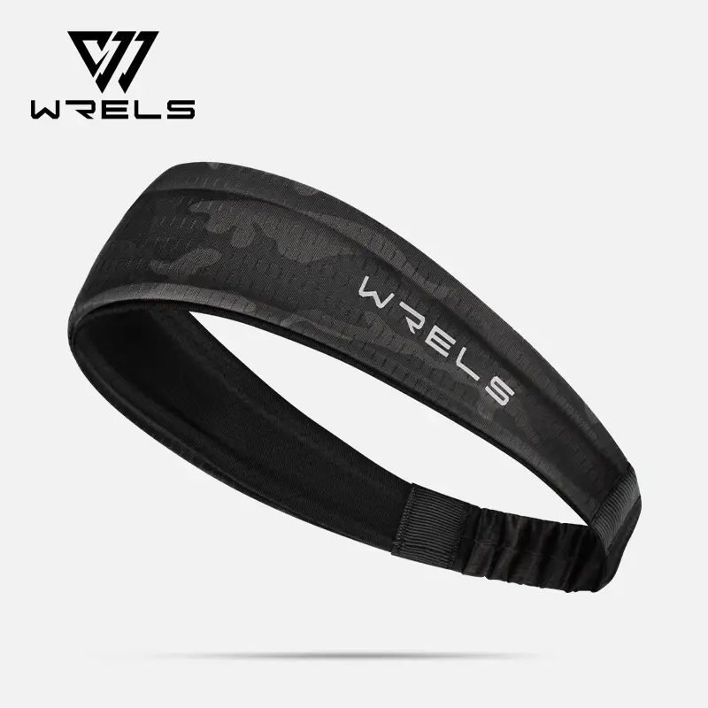 WRELS Fitness Headbands Ice Silk Workout Headband Cooling Forehead Wrap No-Slip Running Sweatband Moisture-wicking Hairband - Image 8