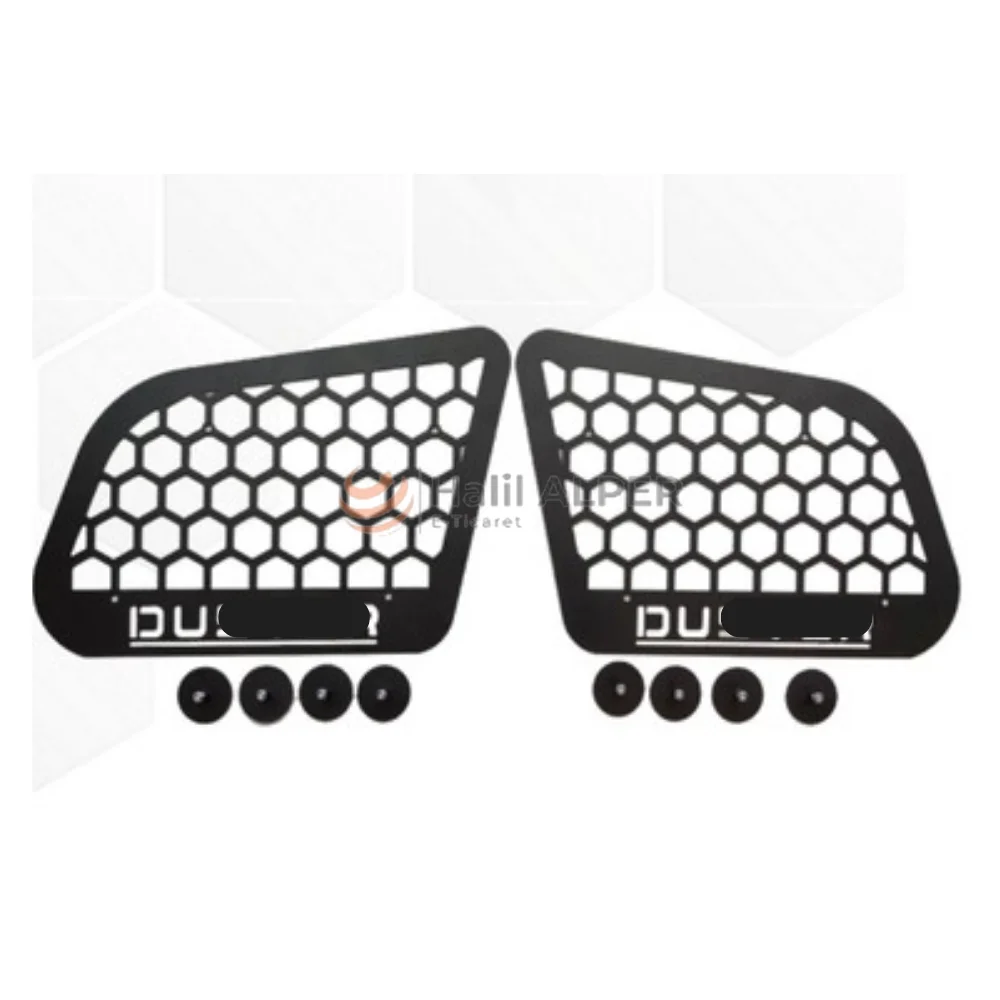 Protège Passages De Roues Et Portes Compatible for Dacia Duster 2018  Accessoires Plastique ABS Protection Vitre De Protection Capot Grille De  Ventilation (Color : Glass Protection 2018+) : : Auto et moto