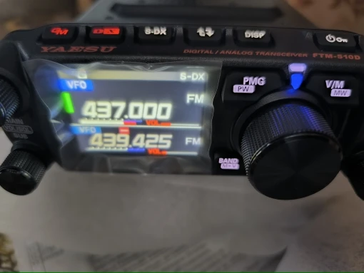 Yaesu FTM-510D ASP Transceptor Móvel VHF/UHF 55W C4FM Digital