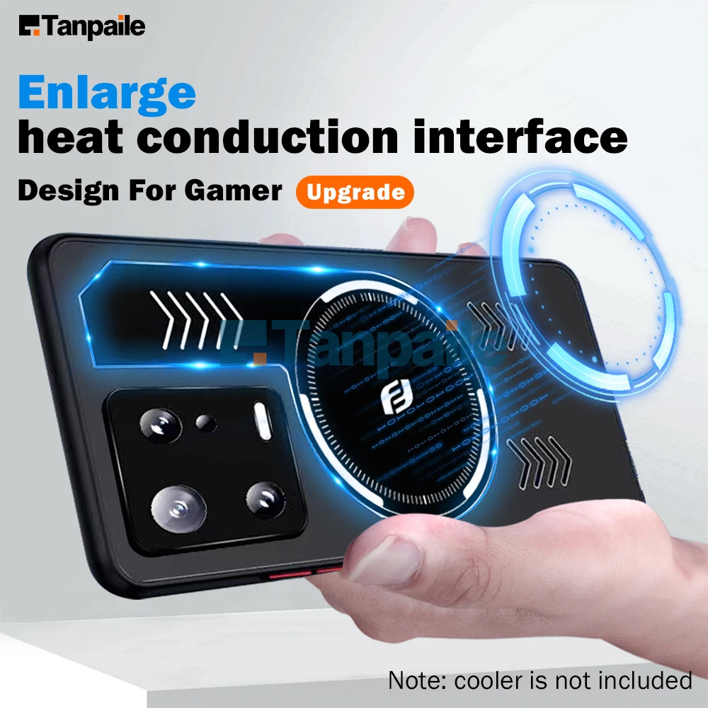 

Tanpaile Cooling Magnetic Case For Xiaomi 13 Pro Mi13 Xiaomi13 Magsafe Bumper Heat Dissipation Cover Capa Funda Casing