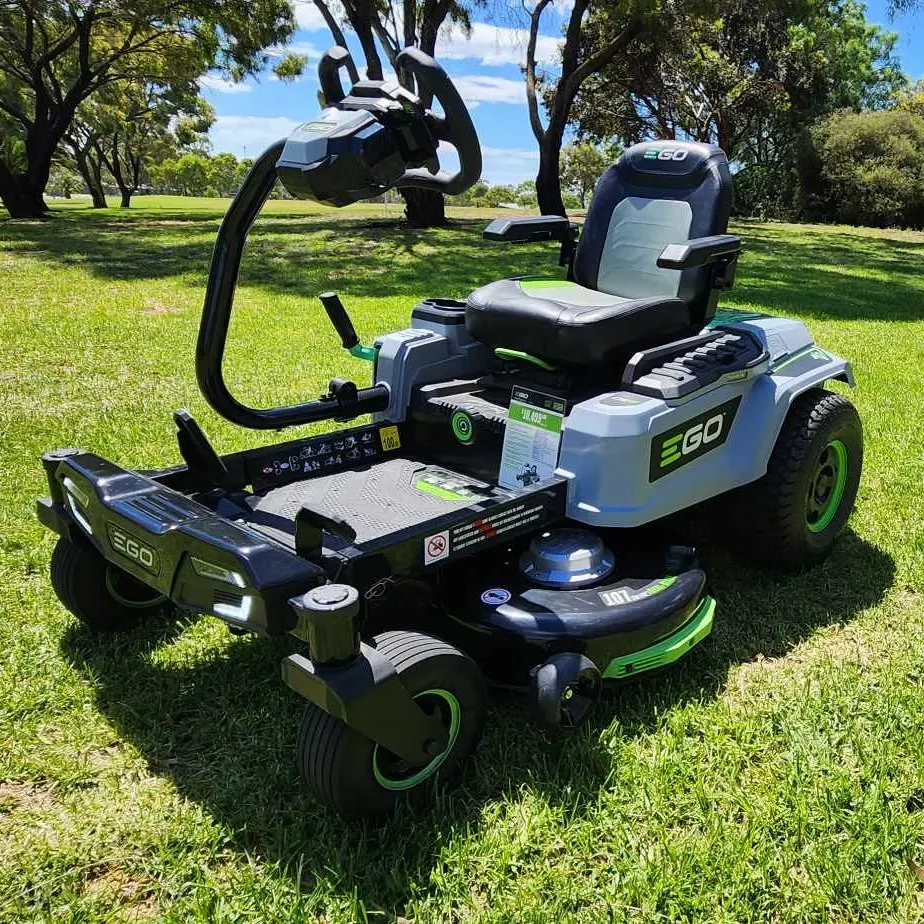 New Egos 42Power + Z6 Zero Turn Lawn Mower with (4) 10.0 Ah Batteries & 1600W Charger