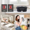​Boîte à Déjeuner Électrique Chauffante 2-en-1 – Gamelle Bento Portable en Acier Inoxydable (1.5L - 60W / XXL 2.5L - 90W) – 12V/24V/220V pour Voiture, Camion et Bureau 5