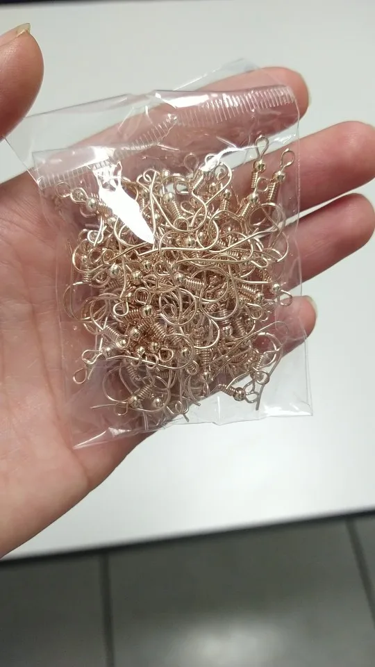 100pcs/lot 8 color Earring Findings Earrings Clasps Hooks Fittings DIY for DIY Jewelry Making Supplies Accessories