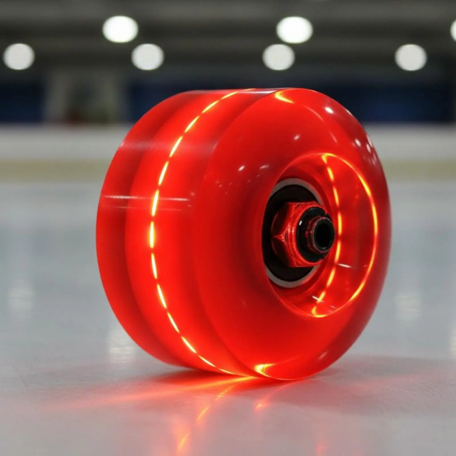 1PC LED 플래싱 인라인 스케이트 휠, 플래싱 인라인 스케이트 휠 조명이 필요 없는 어린이, 청소년용 라이트업 스케이트보드 휠