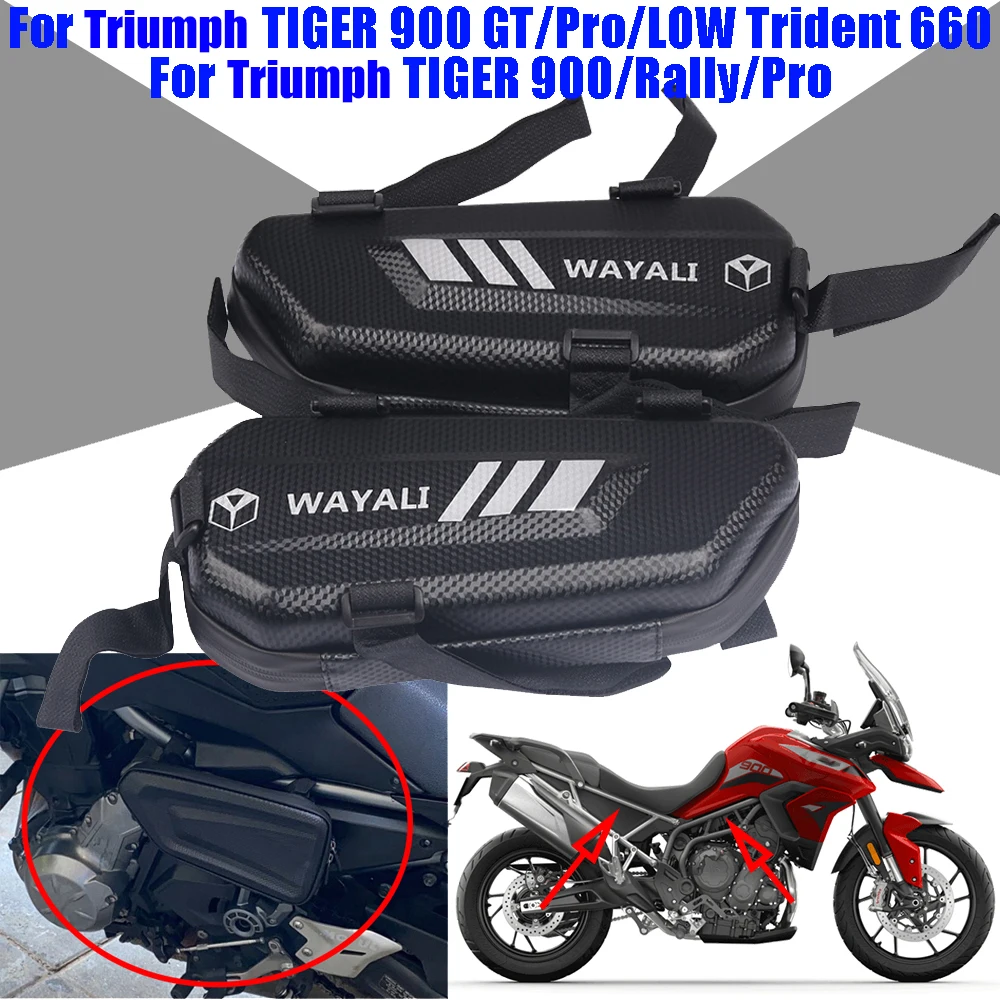 Per Triumph Tiger900 Tiger 900 Rally Pro Gt Pro Low Trident 660 Accessori Per Moto Borsa Laterale Borsa A Triangolo Impermeabile