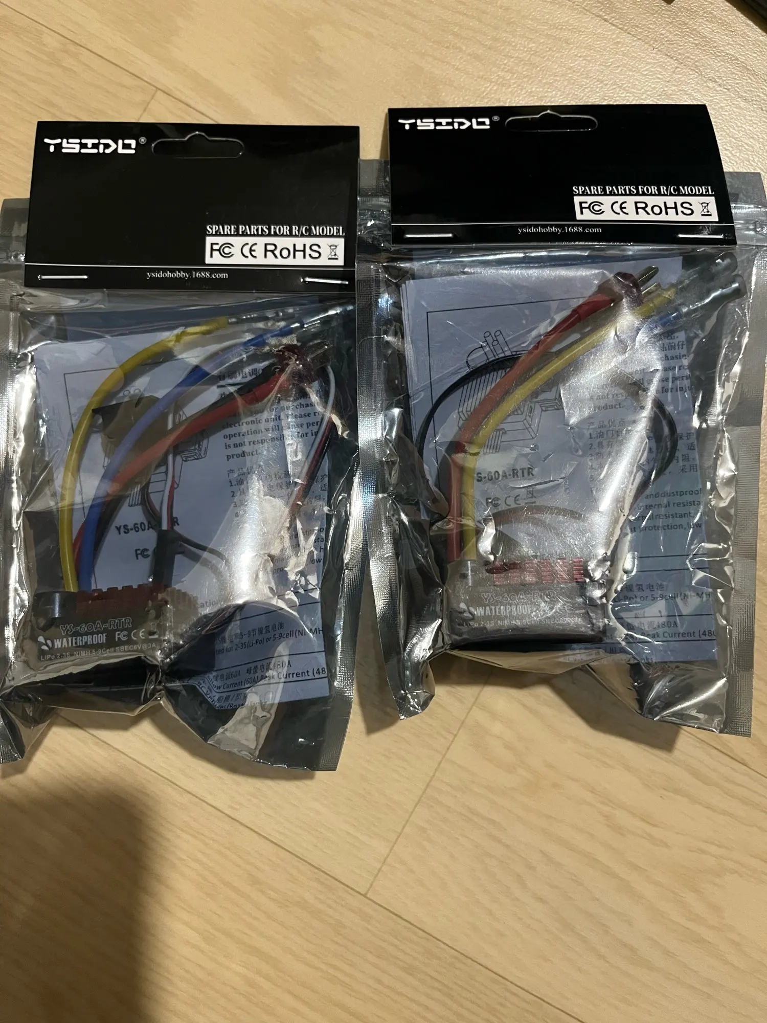 YSIDO YS-60A-RTR 60A Brushed ESC Electric Speed Controller 6V/3A BEC for 1/10 RC Car Traxxas TRX4 TRX6 D90 Redcat Crawler Truck photo review
