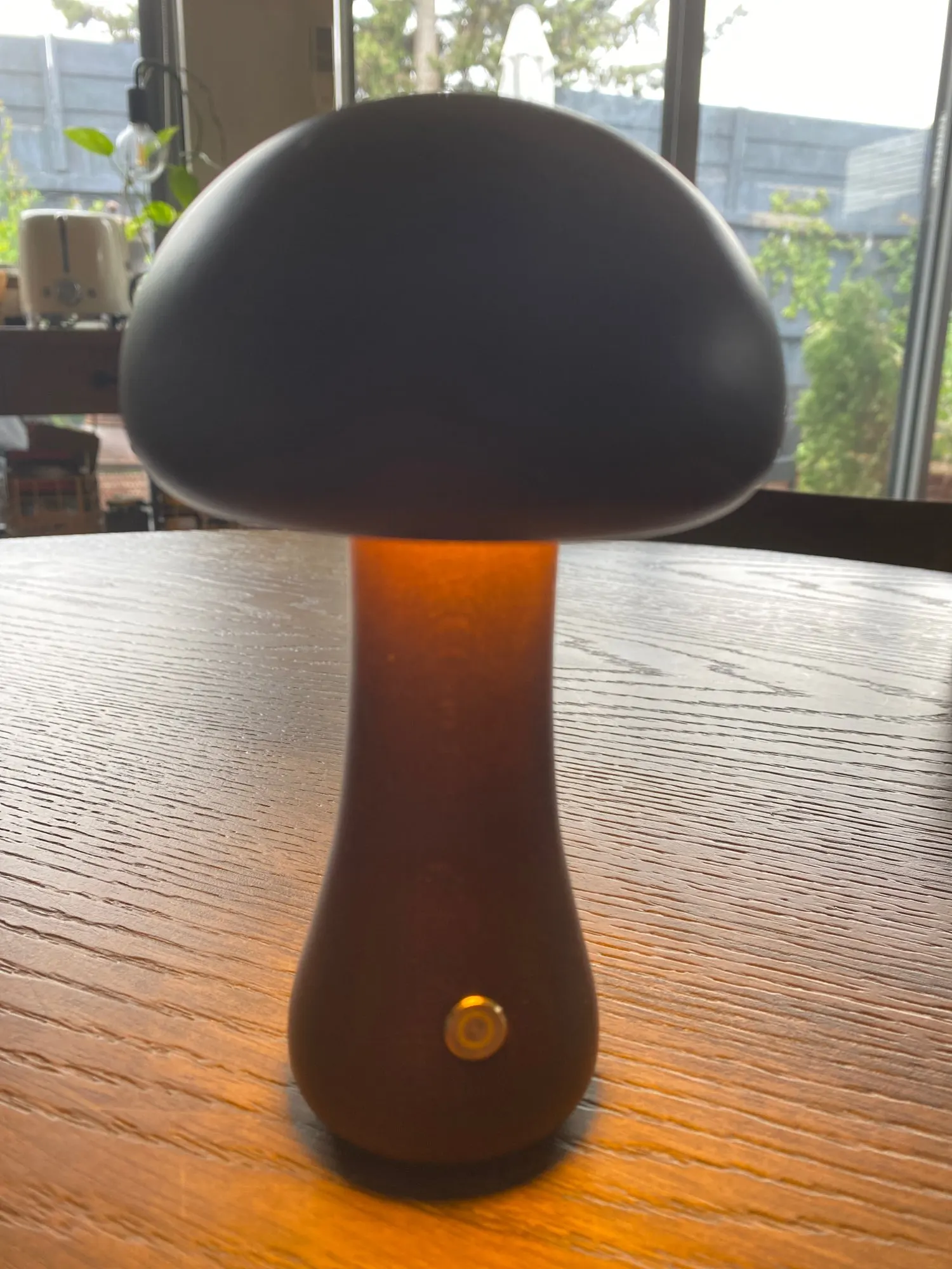 Whimsical Woods, Wooden Mushroom LED Night Light, A Touch of Charm for Your Bedroom or Children's Room photo review