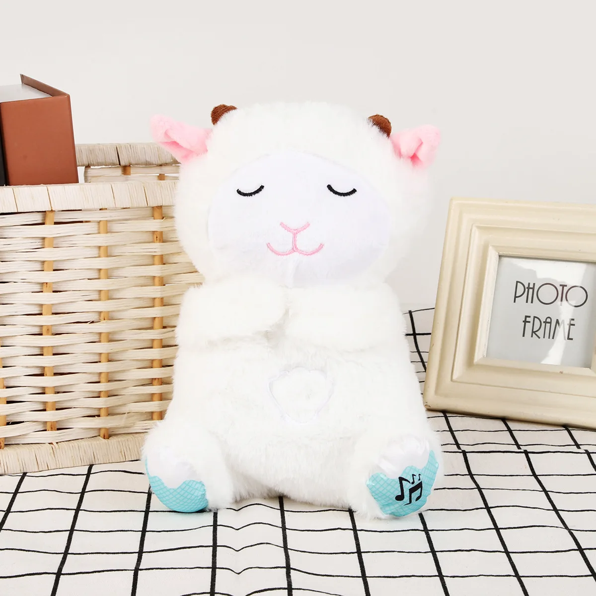 Breathing Otter Sleep and Playmate Otter Music Plush Toy Lighting Audio Soft Sound Newborn Sensory Comfort Baby Gift 6