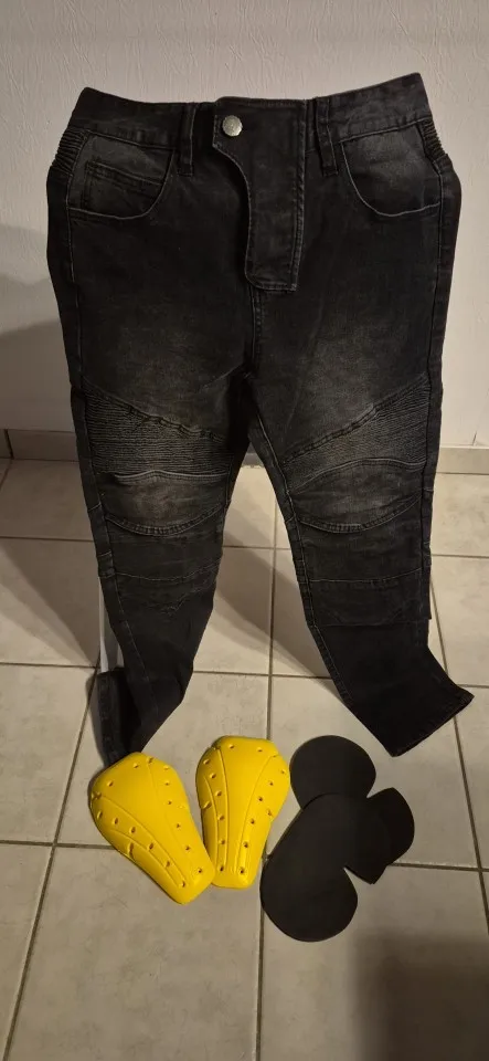 Women Motorcycle Pants, Riding Jeans, Anti-fall, Classic Motorcycle Rider Pants, Racing Pants for All Seasons photo review