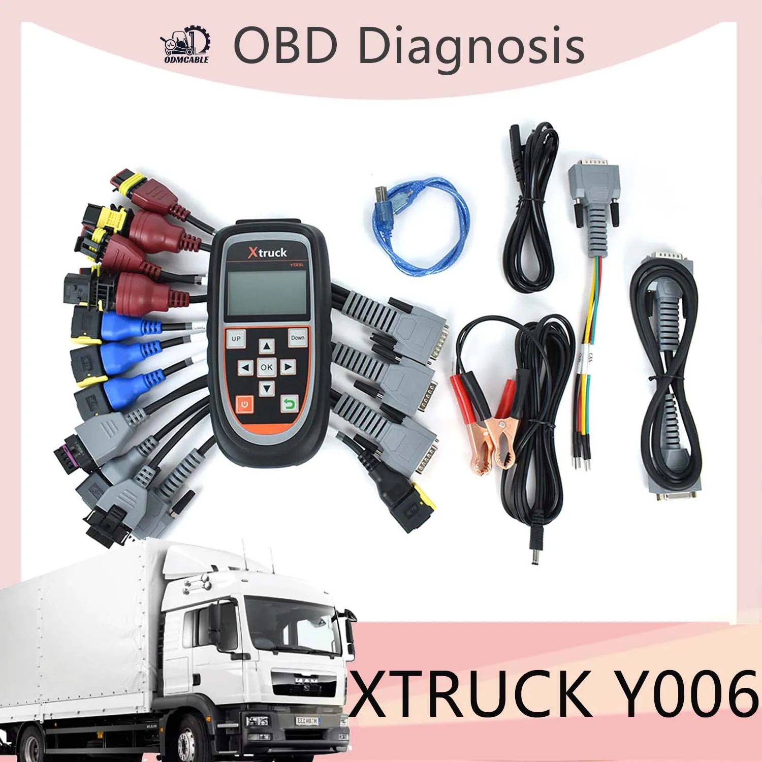 

Датчик Xtruck Y006 Euro 6 Can j1939, тестер, новая улучшенная модель грузовика, строковая температура выхлопных газов Nox Pm, уровень мочевины, температура Y005