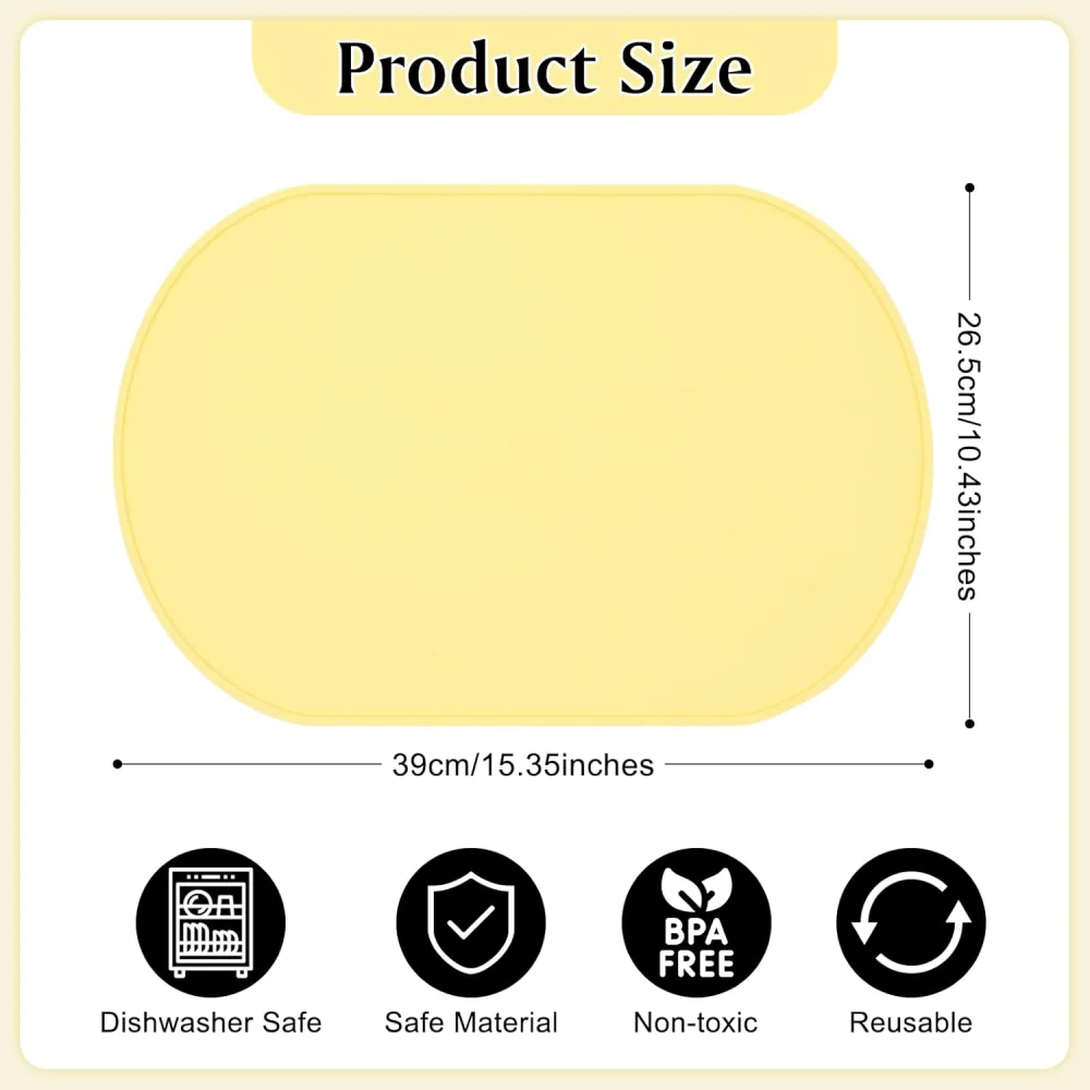 Reusable Silicone Placemats 2