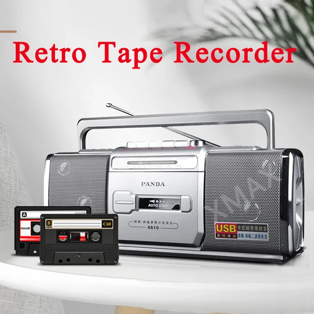 Old-fashioned Nostalgic Cassette Tape Recorder Antique Machine Elderly FM  Radio Retro Portable Card caixa de som Bluetooth Audio - AliExpress