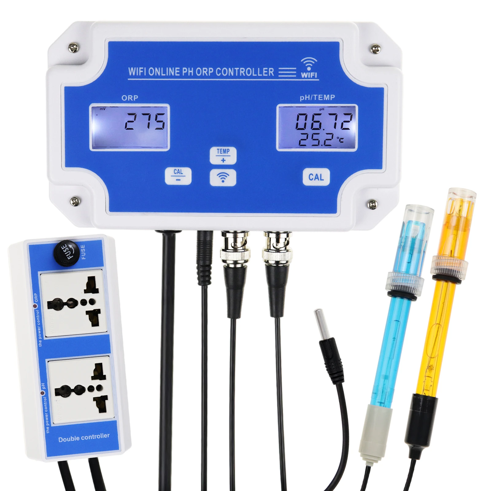 Smart PH ORP Controller with Monitoring and Dosing in Water for