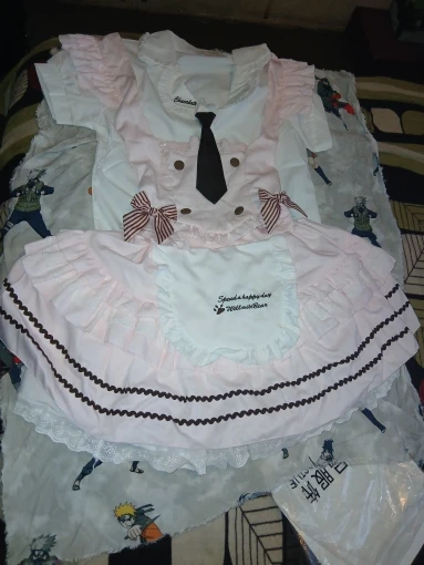 Harajuku Sweet Lolita Women 3 Piece Set White Lace Design Corset Tops + Puffy Skirt Retro Elegant Female New Chic Outfits Summer photo review