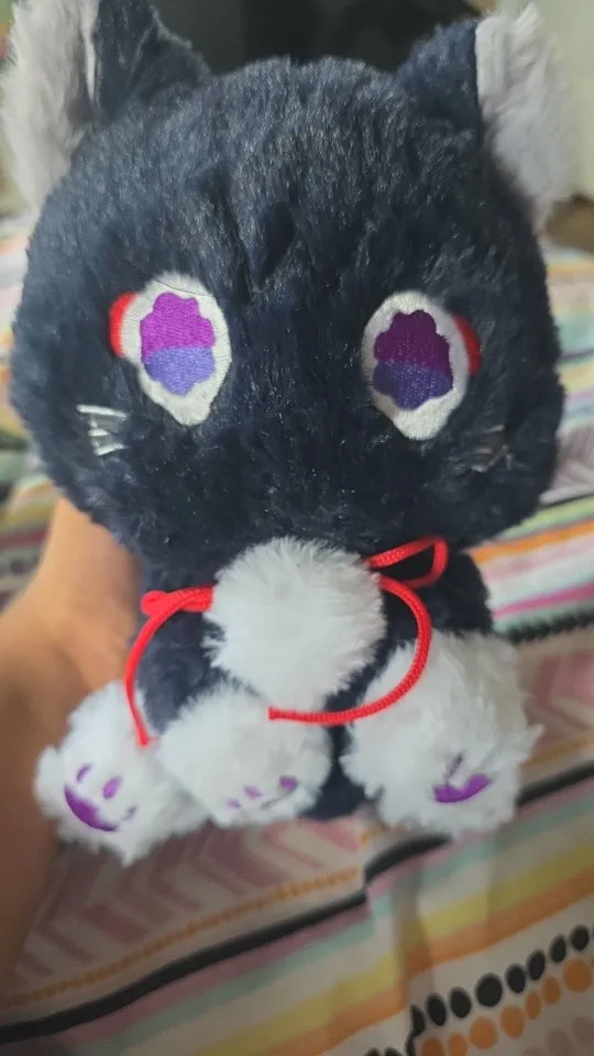 The Scarameow Plushie photo review