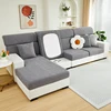 Non-slip simple jacquard solid color sofa cushion covers lazy all-inclusive sofa hats dustproof sofa cover source manufacturers 4