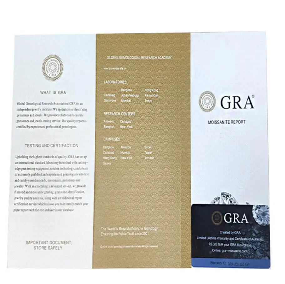 Hot Sale Loose Moissanite Gemstone Diamond Asscher Cut D Color VVS1 Test Passed Lab Gem DIY Jewelry Making with GRA Report