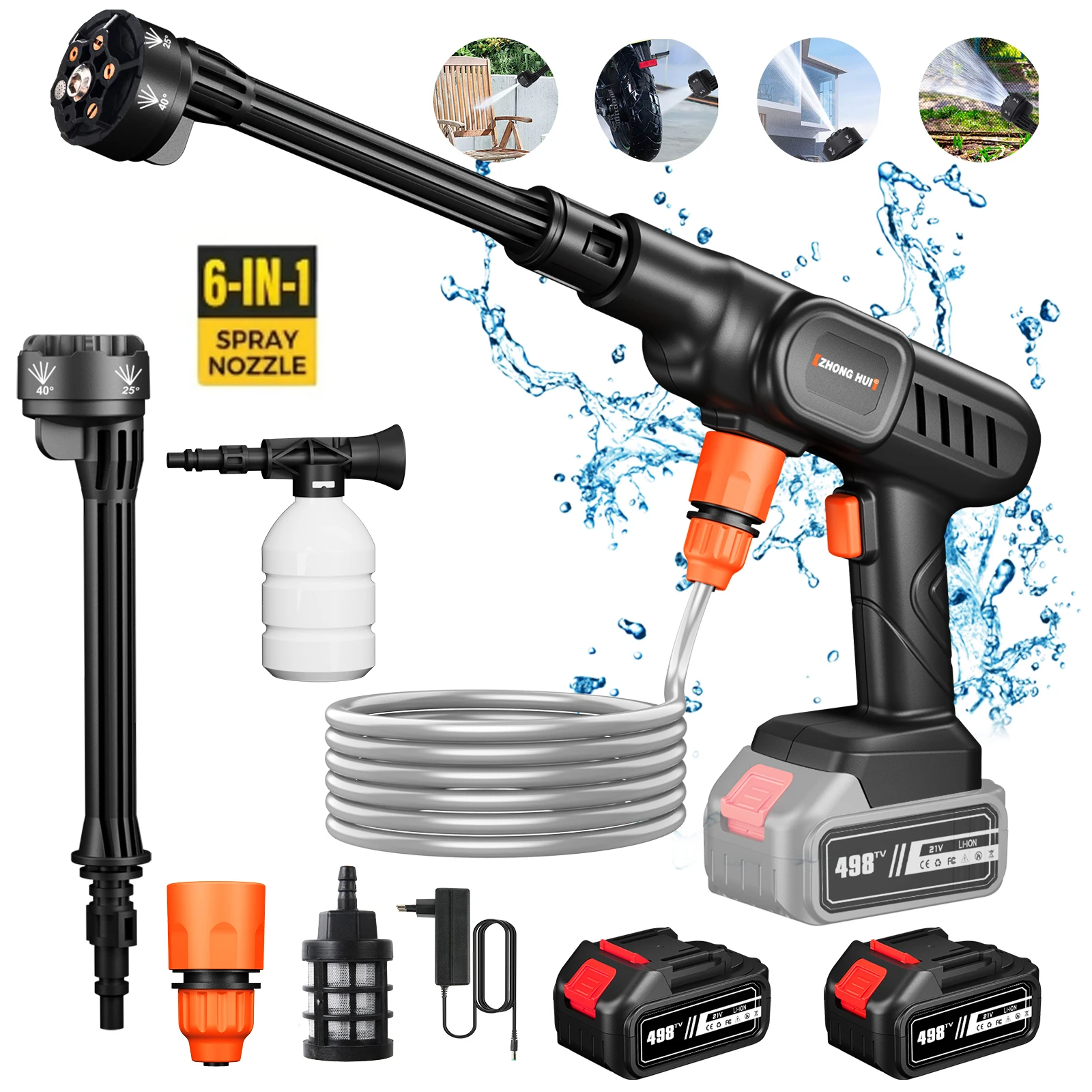 cordless pressure washer kit