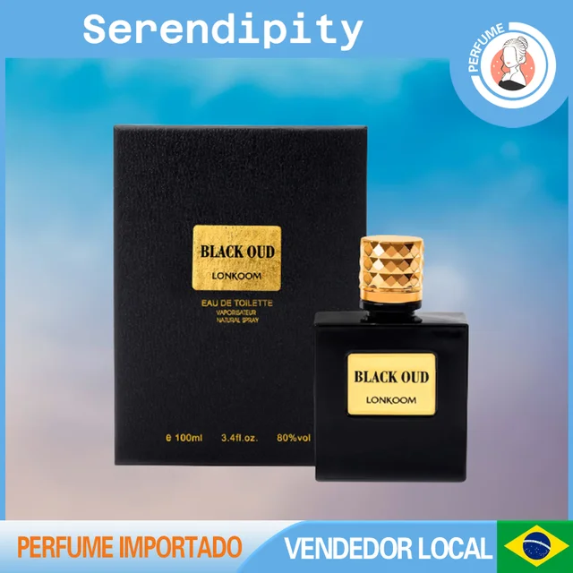 Perfume Black Oud 100mL-lonkoom-Perfume para hombre, Eau de