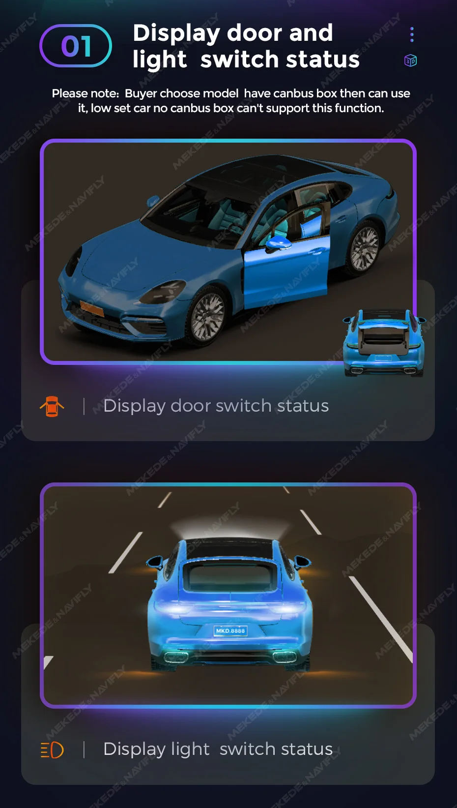 MEKEDE Autoradio CarPlay Auto Für Opel Astra H J2004 Vectra Vauxhall Antara Zafira Corsa Vivaro Meriva DSP BT Multimedia Player – Detail 16