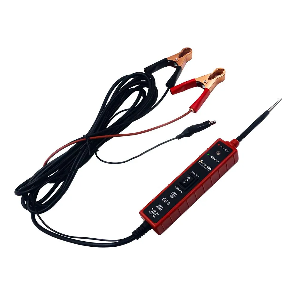 6V 12V 24V DC Car Truck Voltage Circuit Tester Power Probe LED Digital Display Auto Repair Diagnostic Tool