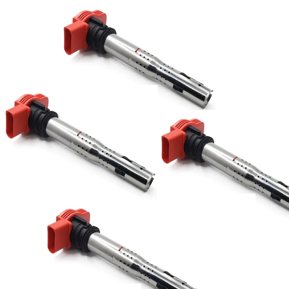 

4Pcs New Car Ignition Coil For Jetta- Golf- Passat- Tiguan- CC- For Audi- A3/4/5/6/7/8 TT Q3/5 R8 06E905115 ABCDE 07K905715F