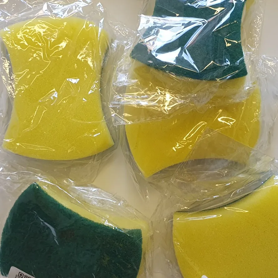 24pcs, Multifunctional Cleaning Sponge, Double-Sided Scouring Pad for Household Cleaning, Dish Sponge, Premium Kitchen Sponge, Durable, Scratch-Free Sponge Wipe, Super Absorbent, Cleaning Products, Cleaning Tool, School Ready photo review