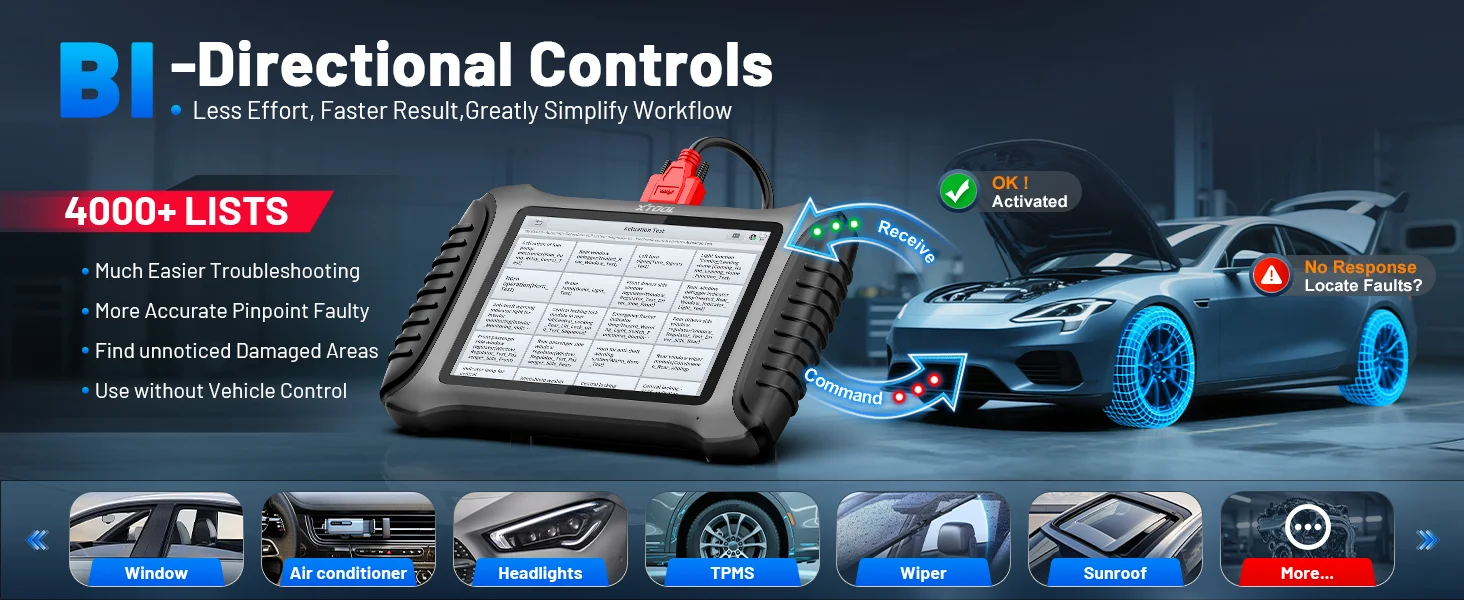 XTOOL IP900 Kfz-Scanner 2026: Diagnosegeräte mit 41 Funktionen, OBD2-Scanner, Steuergerätecodierung, 3 Jahre kostenlose Updates, FCA AutoAuth, CANFD & DoIP, Vor- und Nachscan, im Vergleich zum XTOOL D8S – Detail 7