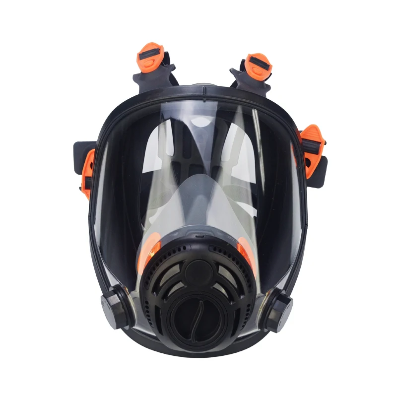 XYEHS Full Face Gas Dust Mask Respirator Mask Only Anti-Fog Polycarbonate Visor Facepiece Protector Super Wide Clear Vision