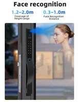 RAYKUBE DQ10 Tuya WiFi ปาล์ม Vein กันน้ําสมาร์ทล็อค 3D Face Recognition ลายนิ้วมือดิจิตอลล็อค APP Video Call ปลดล็อค 5