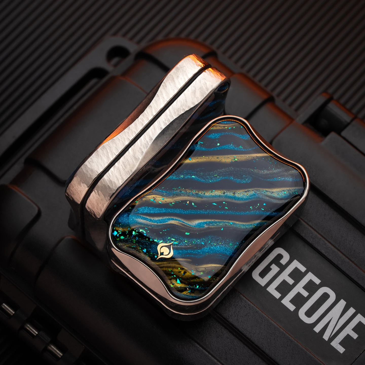 Peacock Aura Sand SS Slim フィジェットトイ　スライダー Peacock Aura Sand Slim Pro Unlimited Pushing Slider Fidget Slider