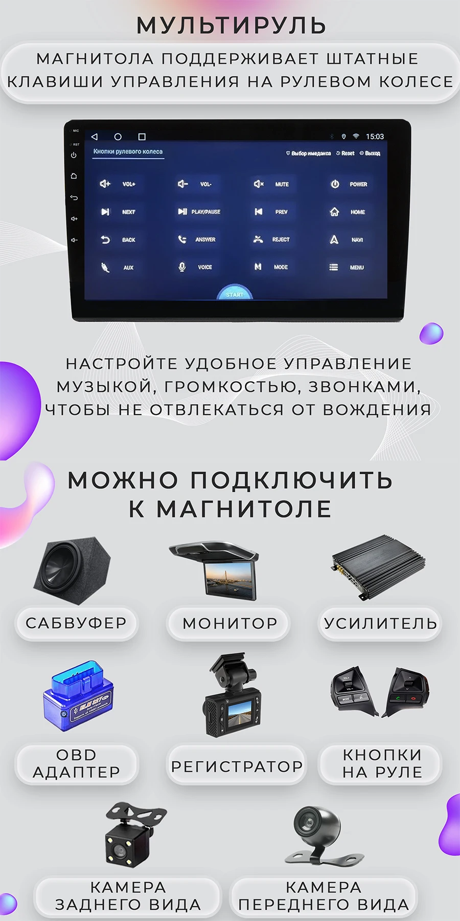 Фото Штатная магнитола TS7 2+32, Renault Logan2 F2, Sandero 2, Рено Логан, Сандеро, carplay 10, 2din, головное устройство мультимедиа №2