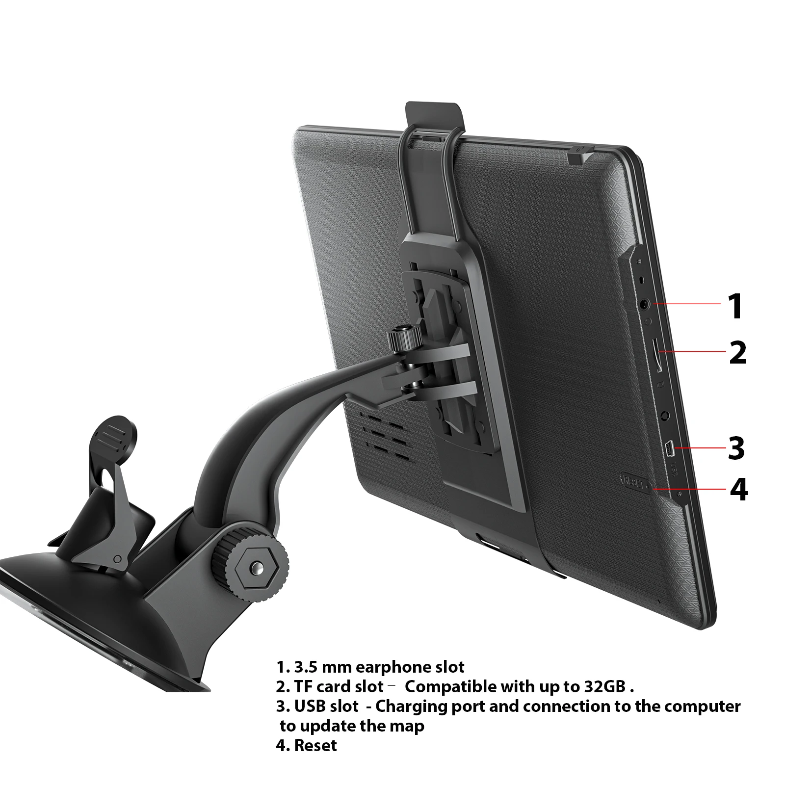 XGODY Ʈ GPS ׺̼,  ,  , Sat Nav,  Ʈ,  ̼, 7 ġ, 256M, 8GB ġ ũ
