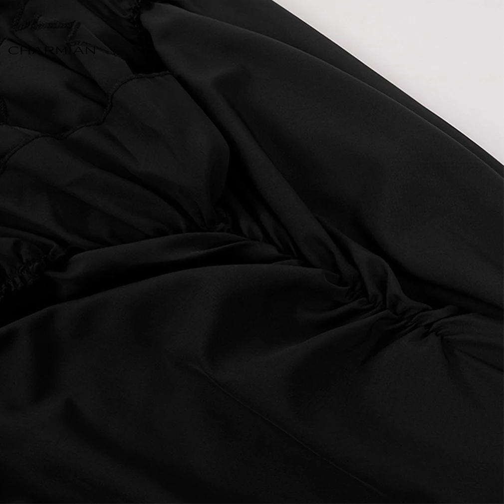 Charmian Gothic Punk Corset Skirt Women's Medieval Renaissance Retro Ruffles Elastic Waist Band Pirate Costume Skirt Black