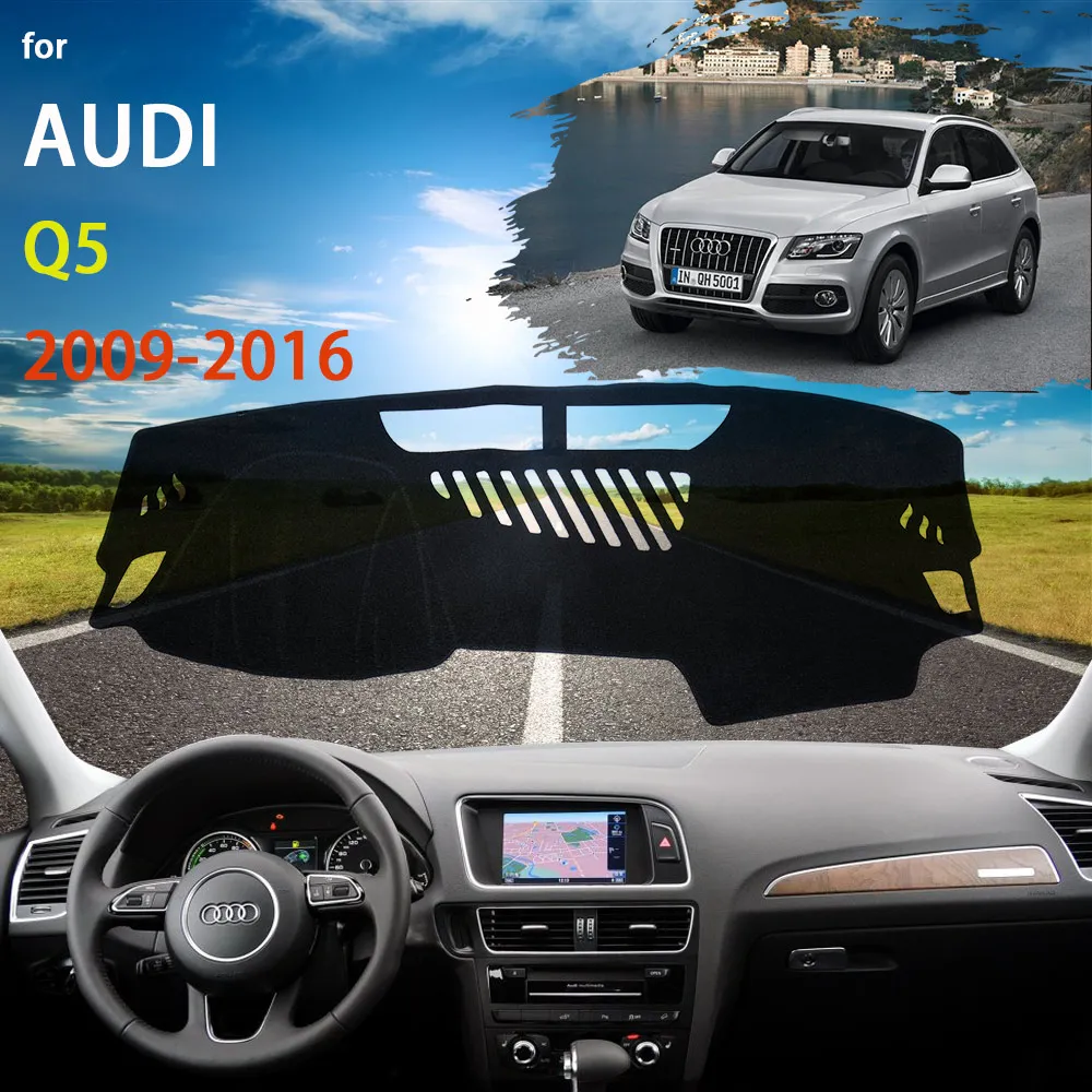 

Коврики для приборной панели, защитные аксессуары для Audi Q5 8R 2009 2010 2011 2012 2013 2015 2014