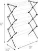Collapsible steel drying rack. Space-saving design for indoor or outdoor use. Sturdy and foldable. 3